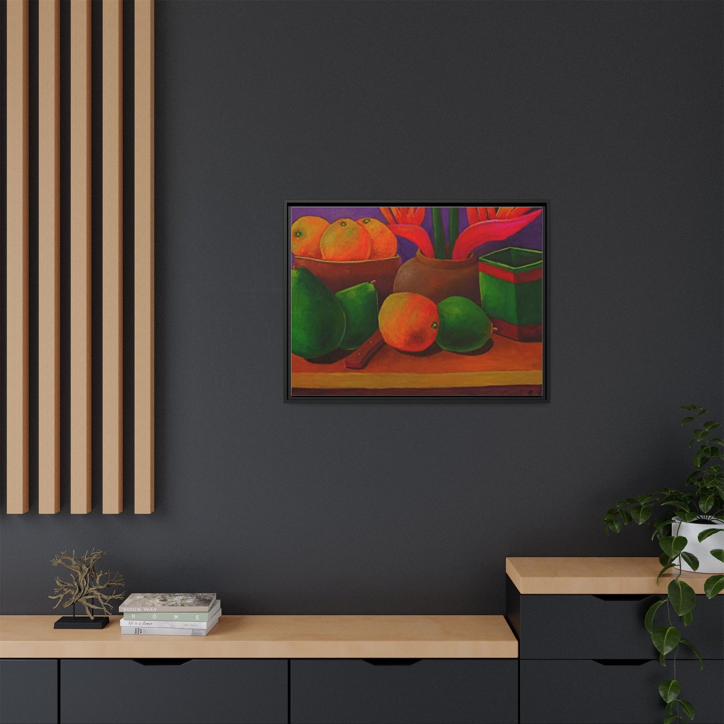 Tropical Fruits Canvas Wrap