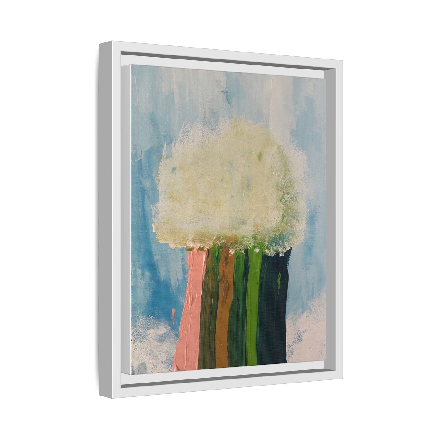 Canvas Wall Art - Cloud Dropping Rainbow