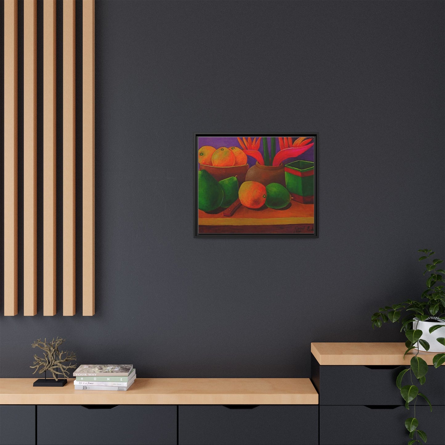 Canvas Wall Art - Tropical Fruits Design