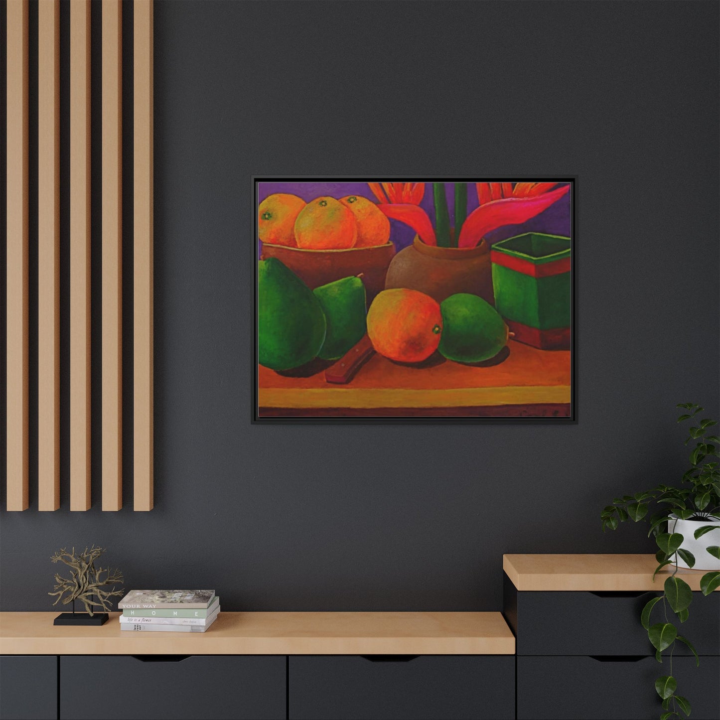 Canvas Wall Art - Tropical Fruits Design