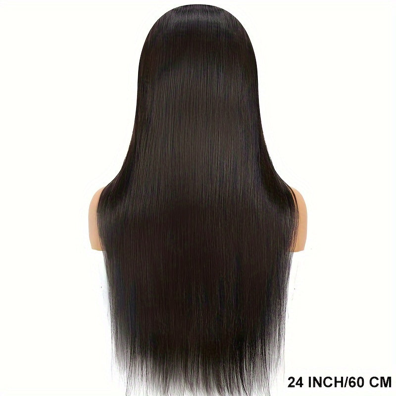 250% Density Brazilian Virgin Straight Wig with Bangs