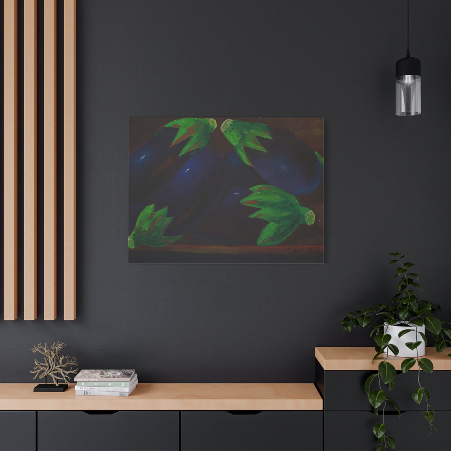 Canvas Print - Eggplant Design