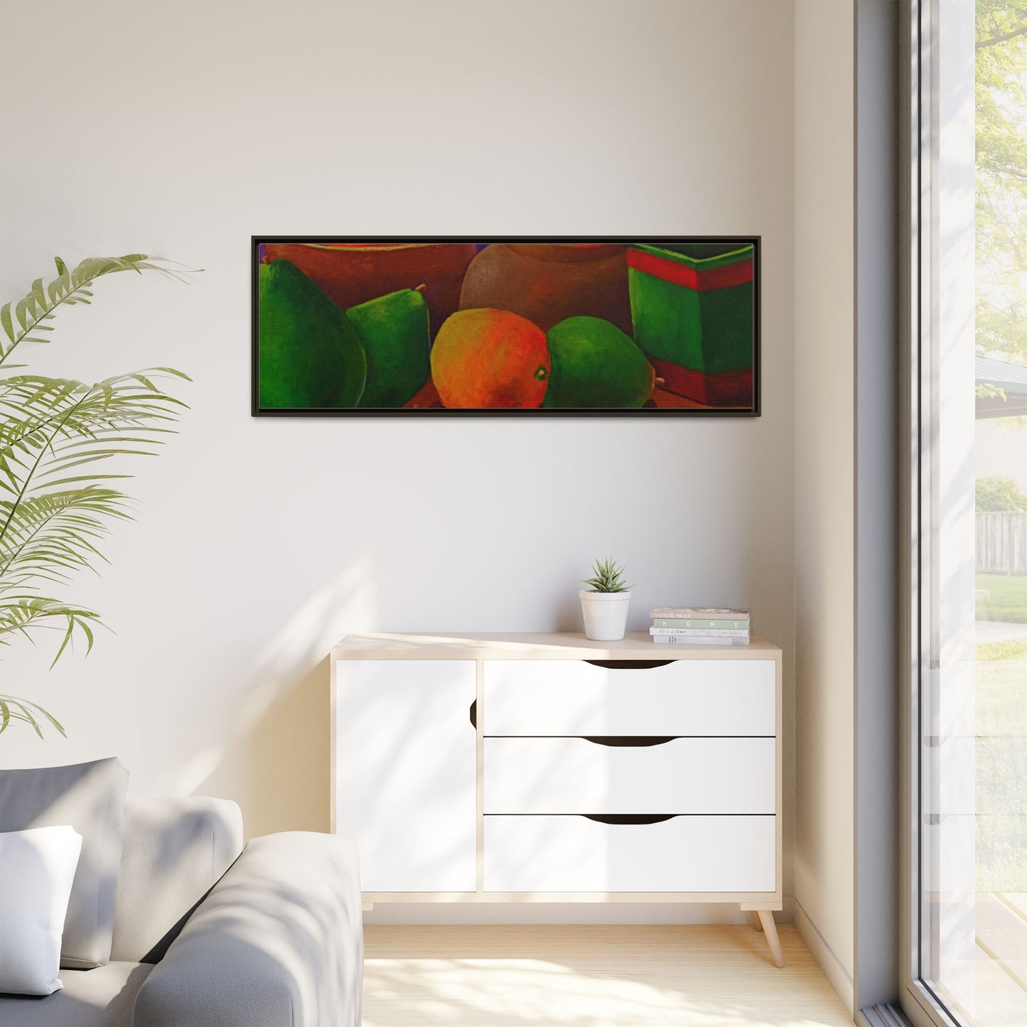 Tropical Fruits Canvas Wrap