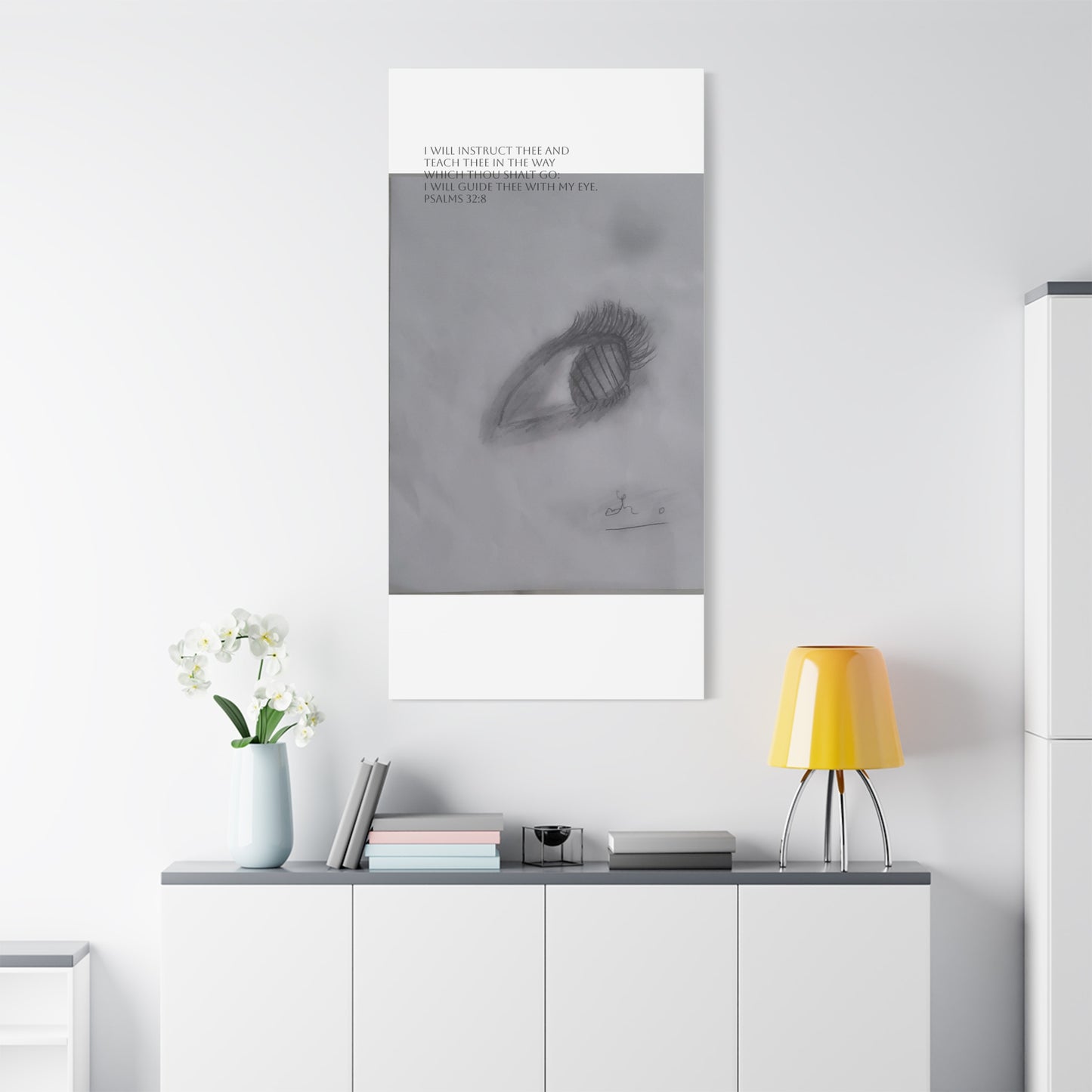 Canvas Wall Art - Jesus is Watching on Us