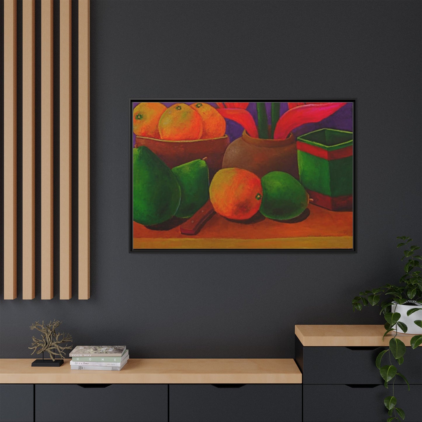 Tropical Fruits Canvas Wrap