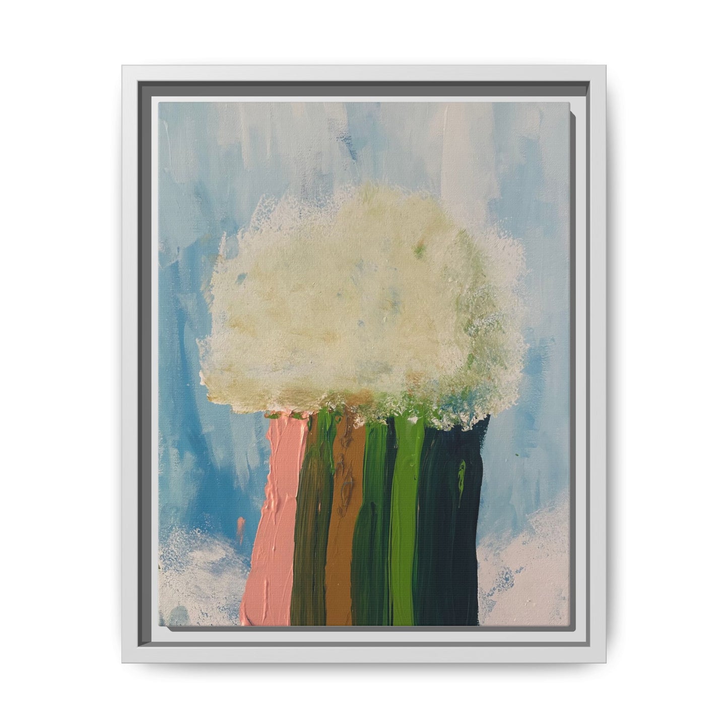 Canvas Wall Art - Cloud Dropping Rainbow