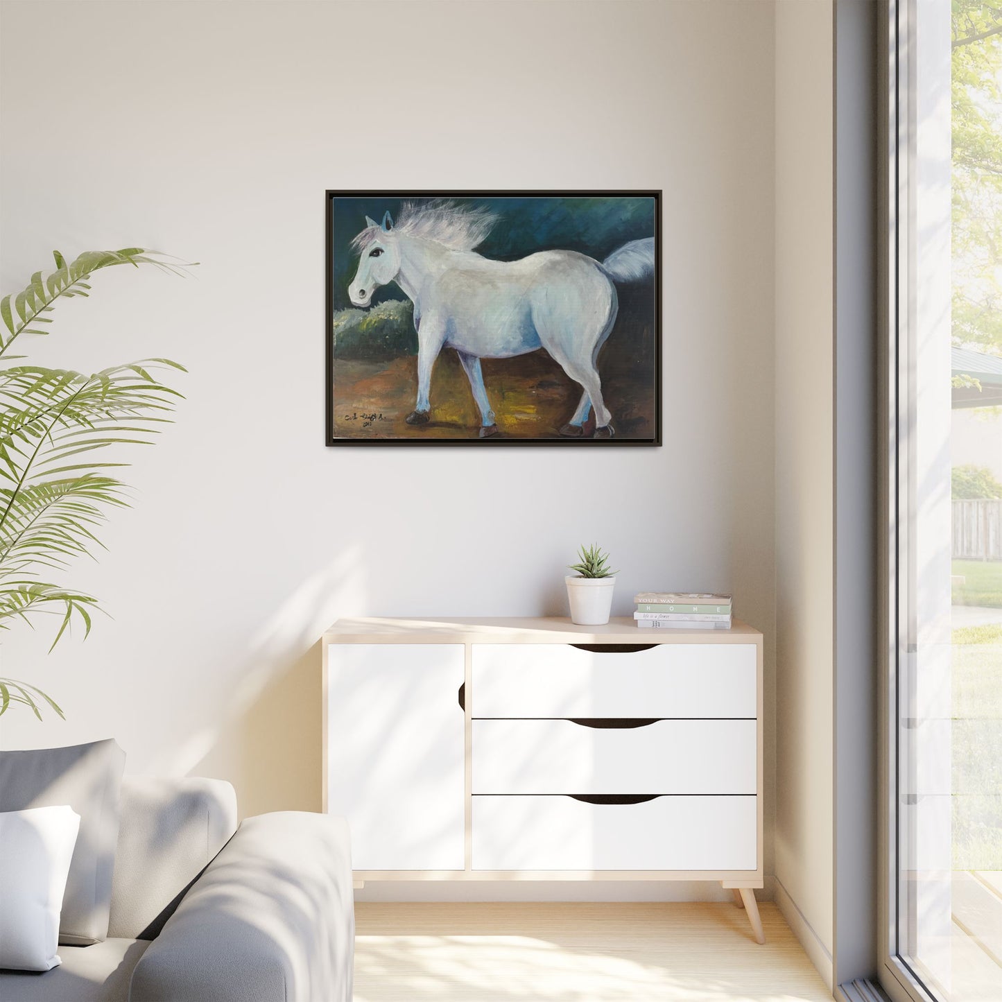 Canvas Horse Art