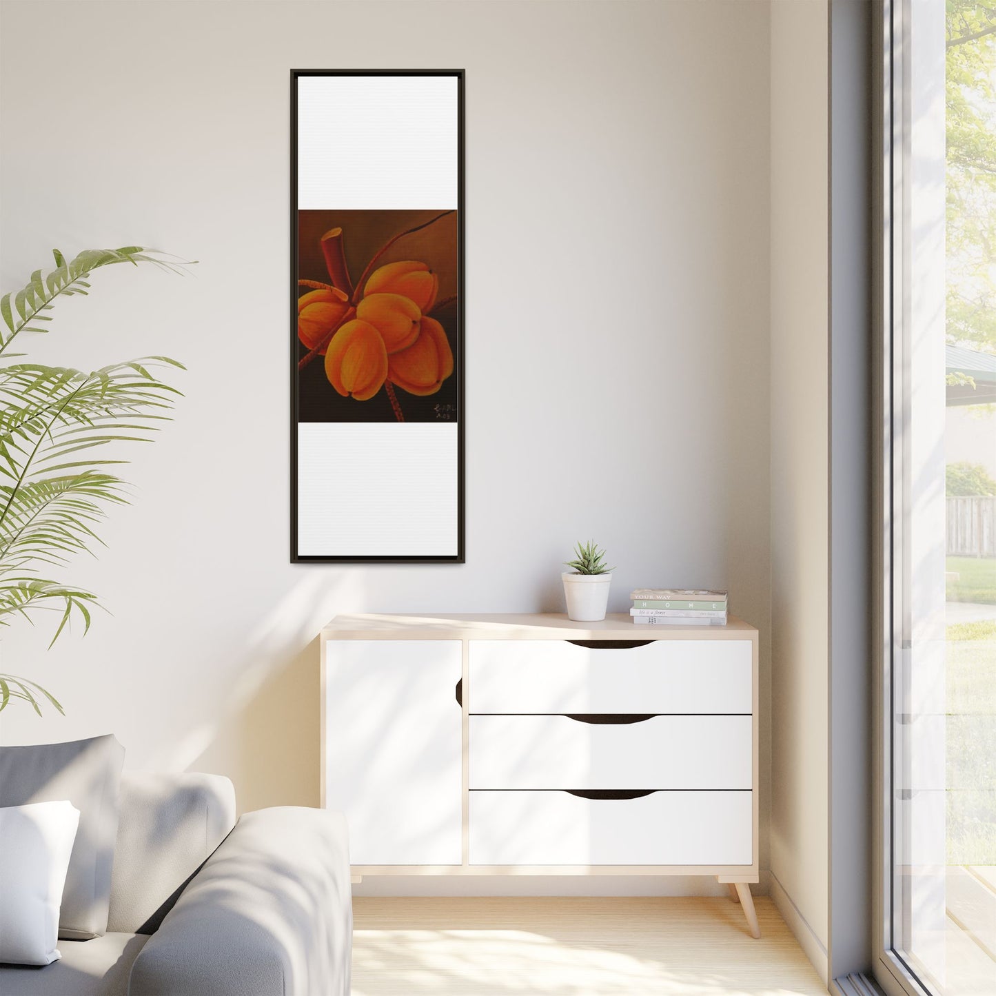 Matte Canvas, Framed (Multi-color)