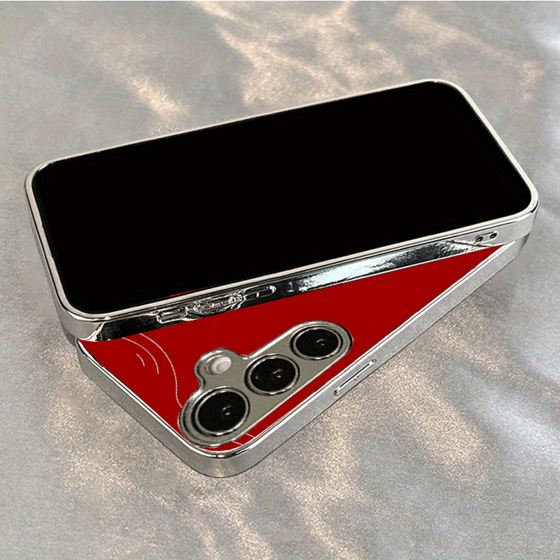 📱 Men's High-End Electroplated Glass Phone Case: Anti-Drop Business Protection for Samsung Galaxy S20/S21/S22/S23 (New 24/25 Models)