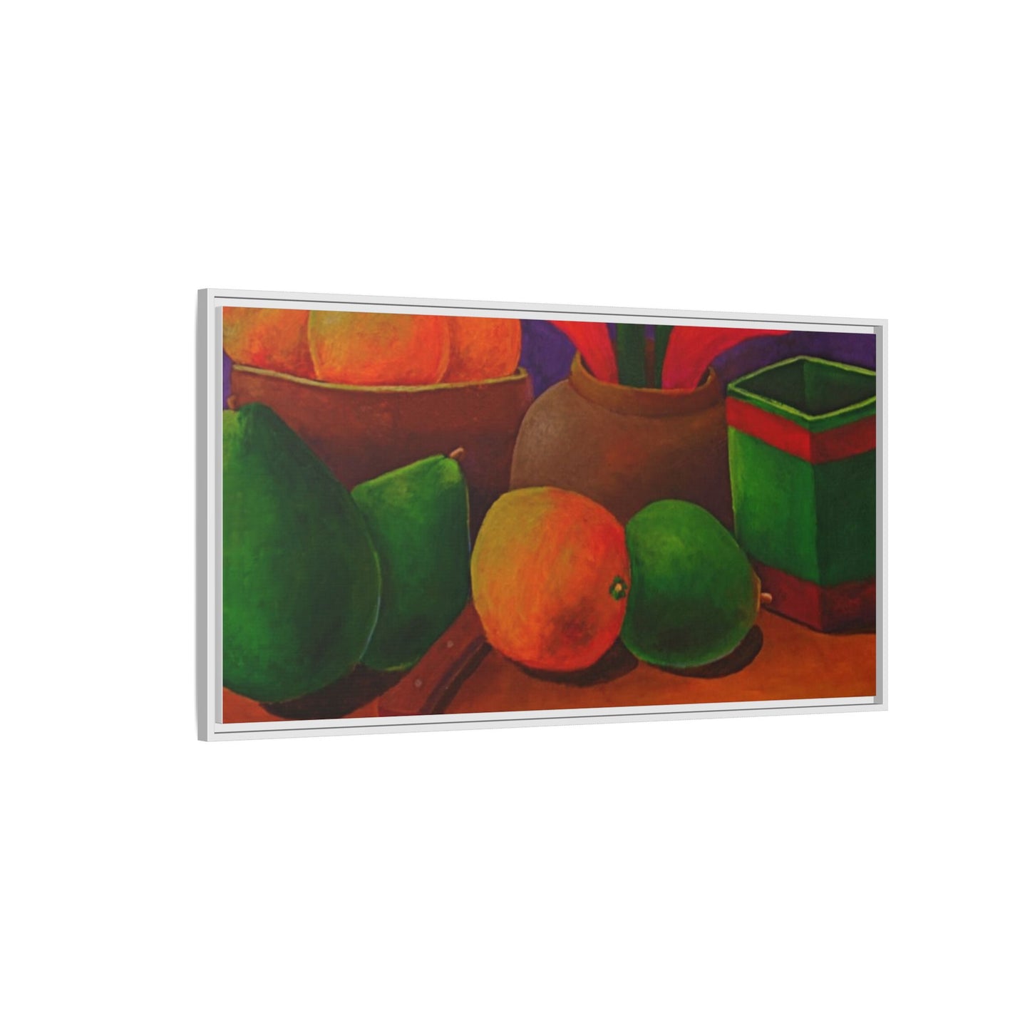 Tropical Fruits Canvas Wrap