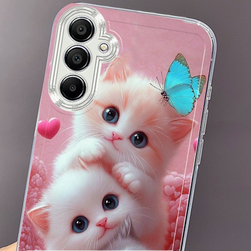 Cute Kittens Mobile Phone Case for Samsung Galaxy A/S Series