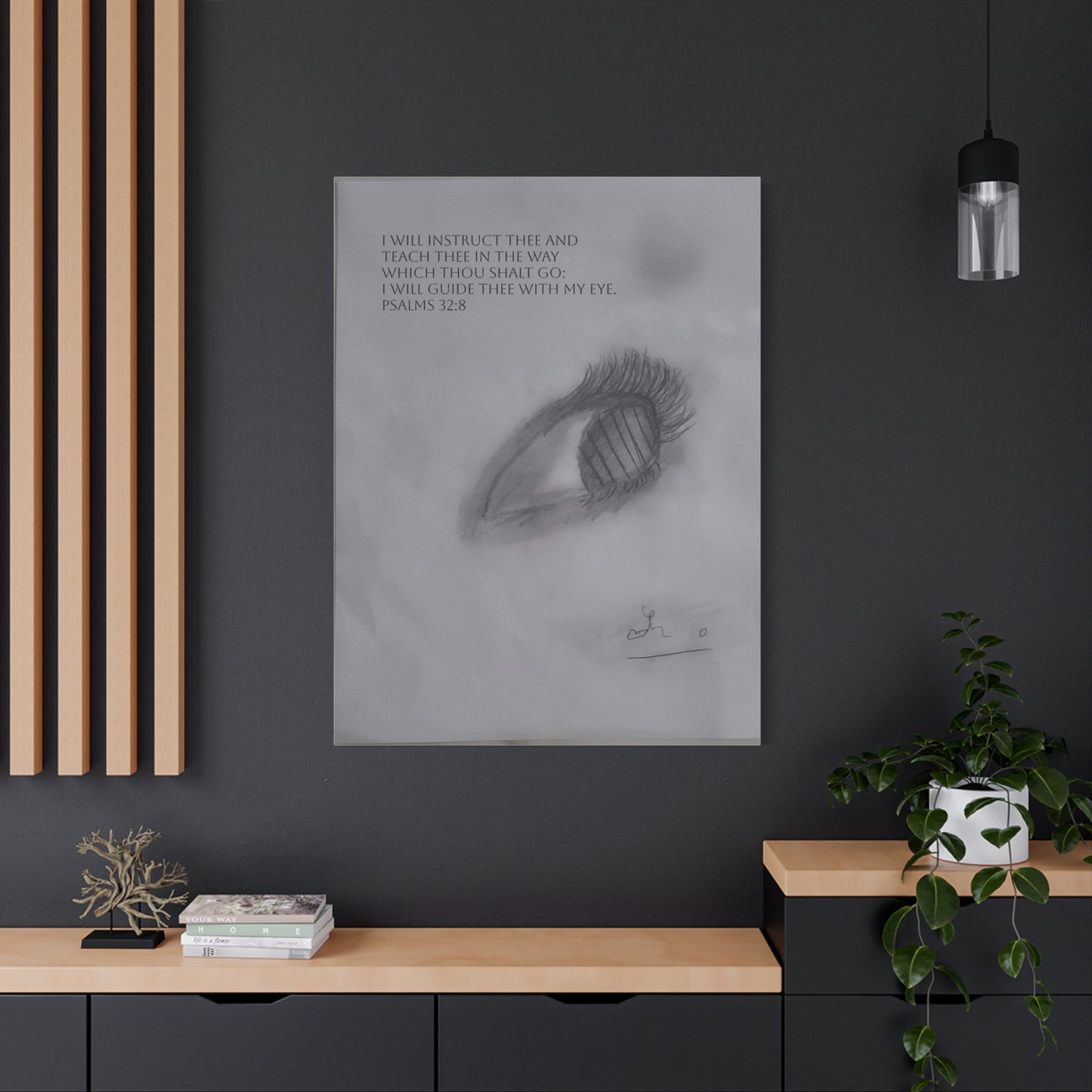 Canvas Wall Art - Jesus is Watching on Us