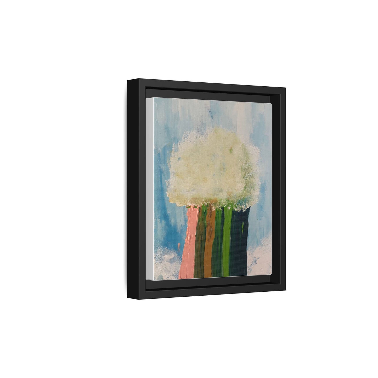 Canvas Wall Art - Cloud Dropping Rainbow