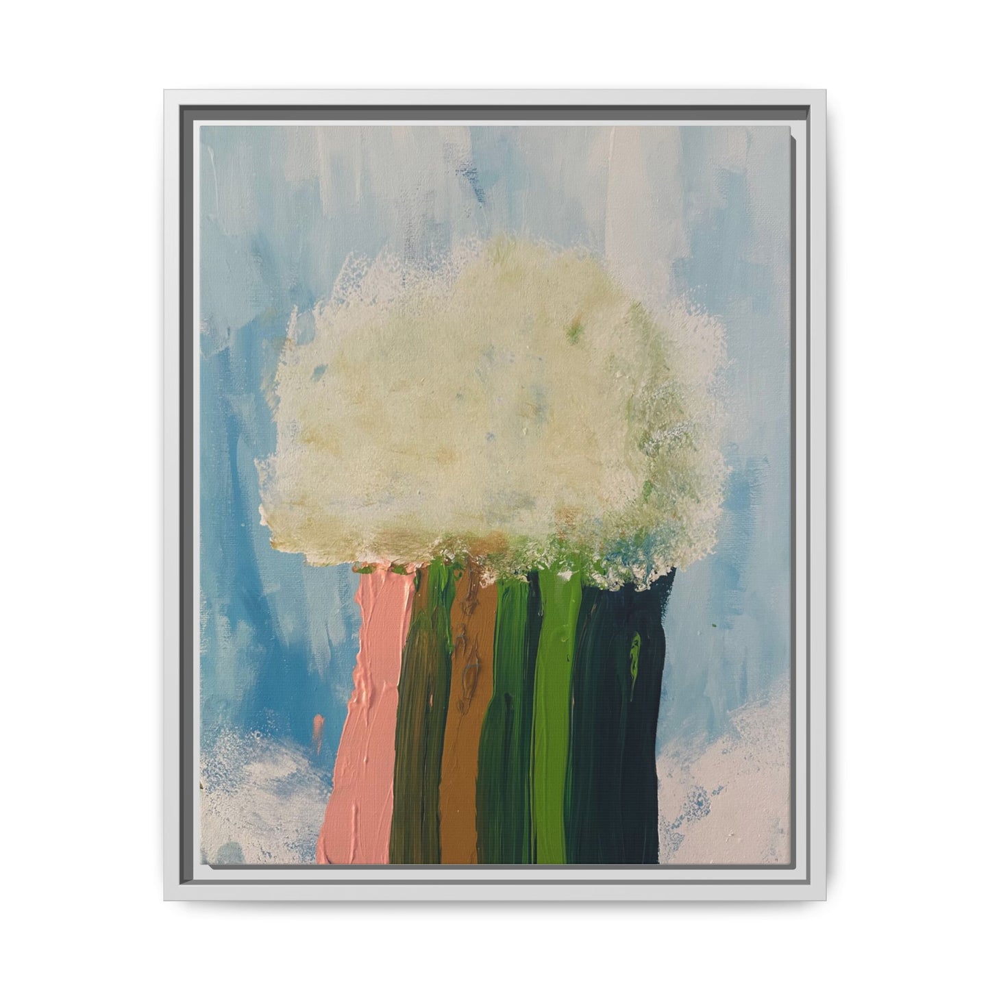 Canvas Wall Art - Cloud Dropping Rainbow