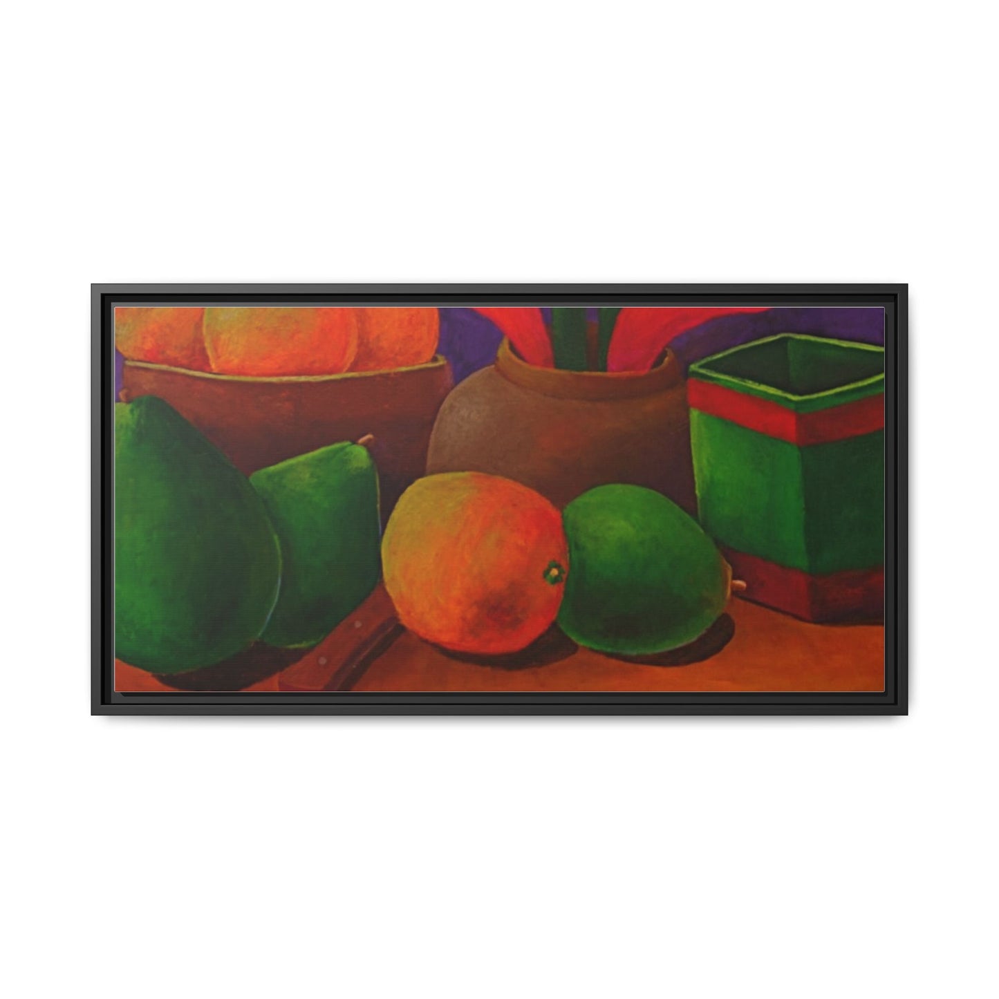 Tropical Fruits Canvas Wrap
