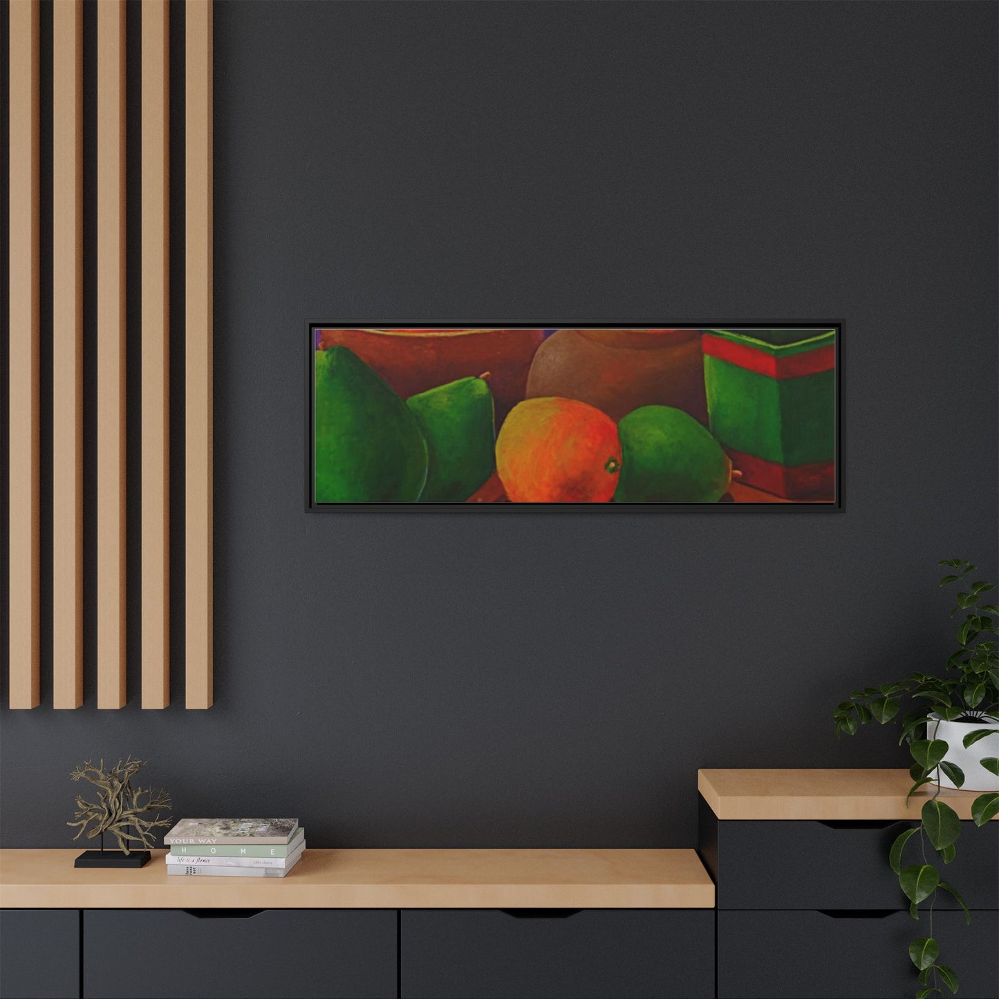 Tropical Fruits Canvas Wrap