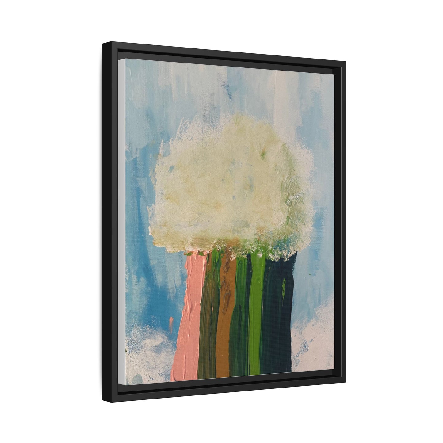 Canvas Wall Art - Cloud Dropping Rainbow