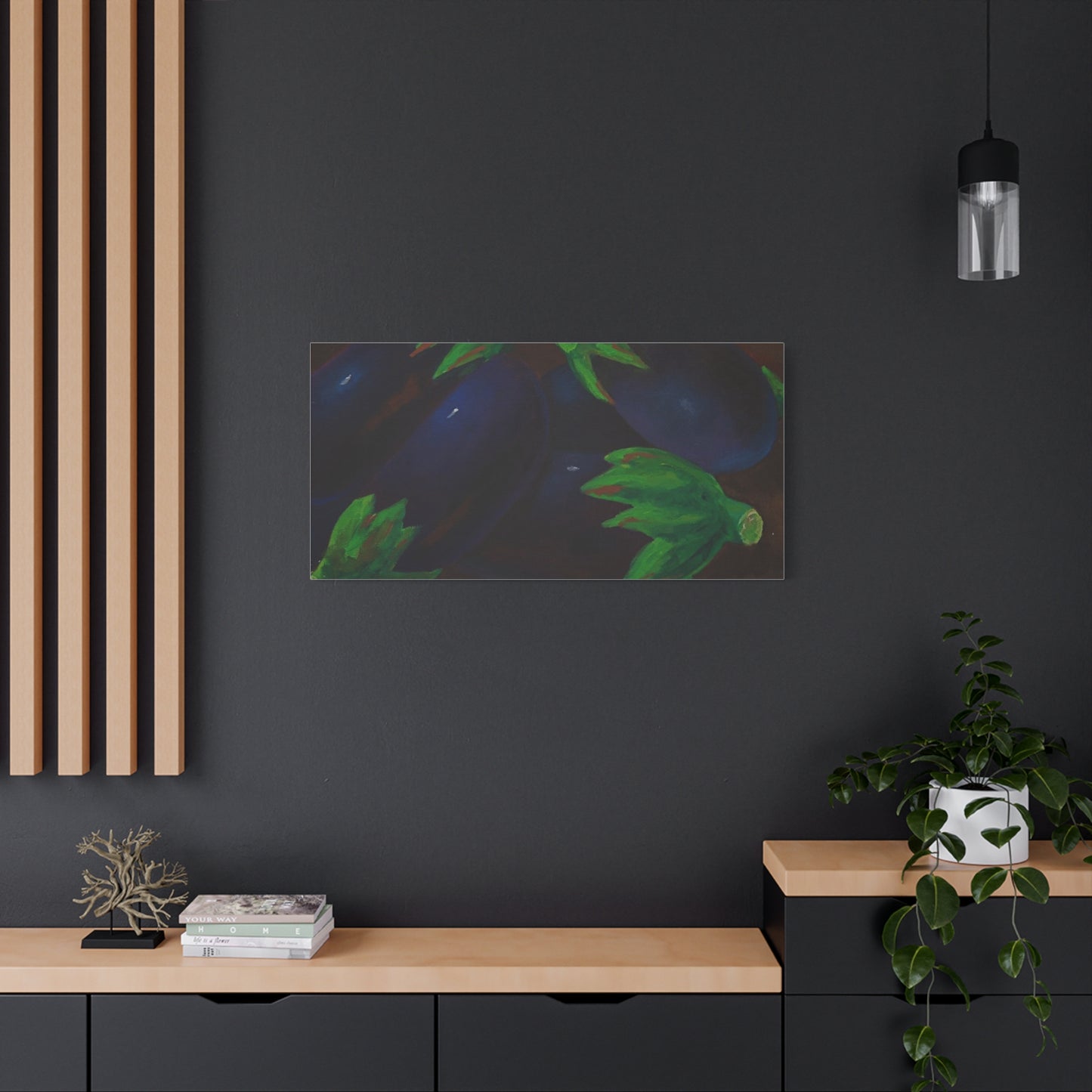 Canvas Print - Eggplant Design