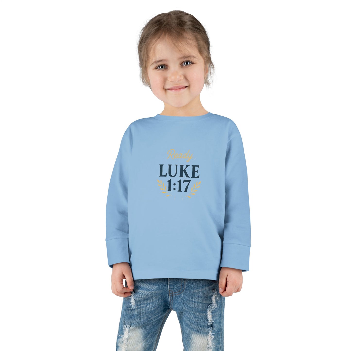 Religious Toddler Long Sleeve Tee - READY FOR THE LORD