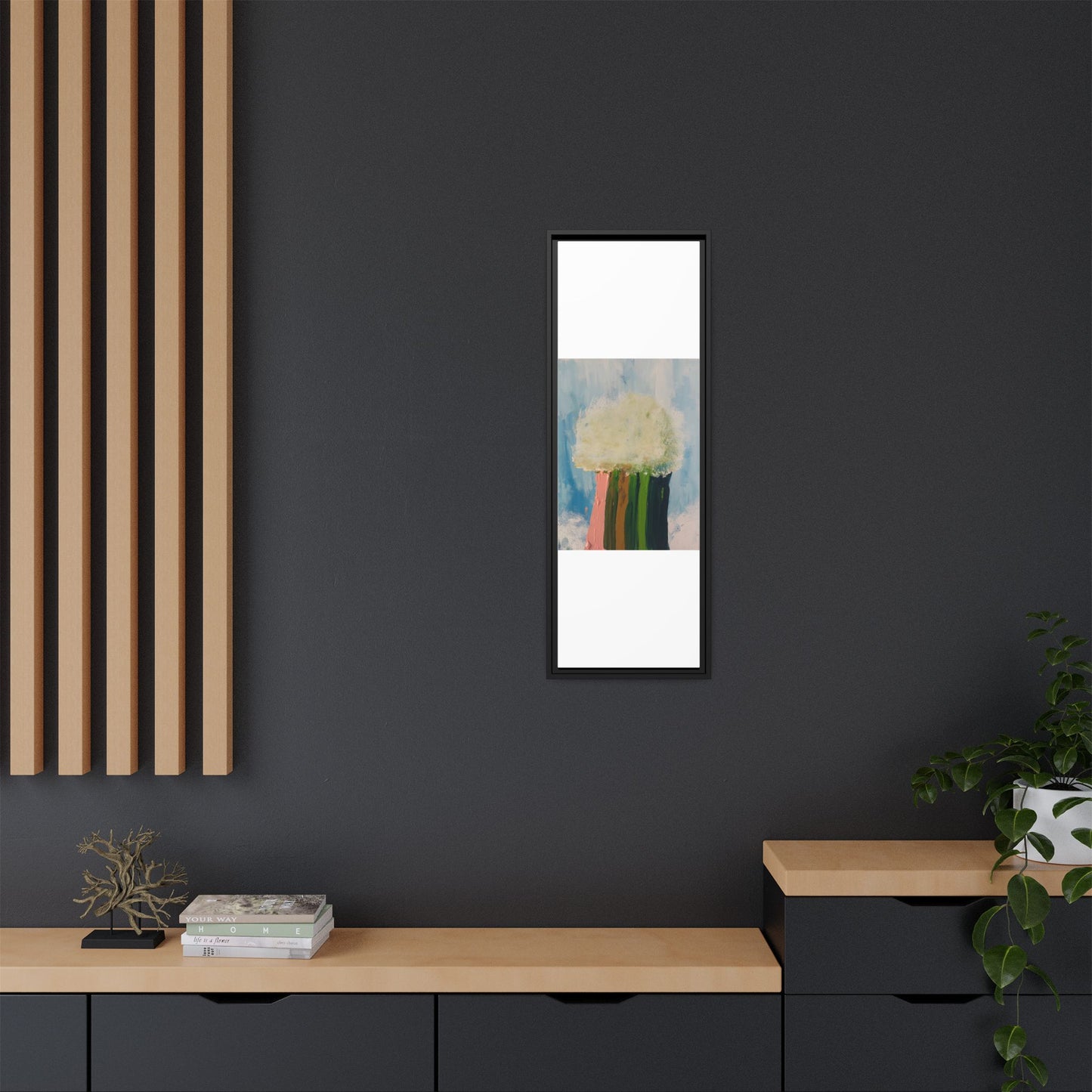 Canvas Wall Art - Cloud Dropping Rainbow