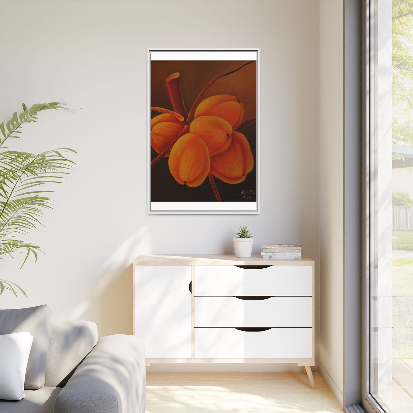 Matte Canvas, Framed (Multi-color)