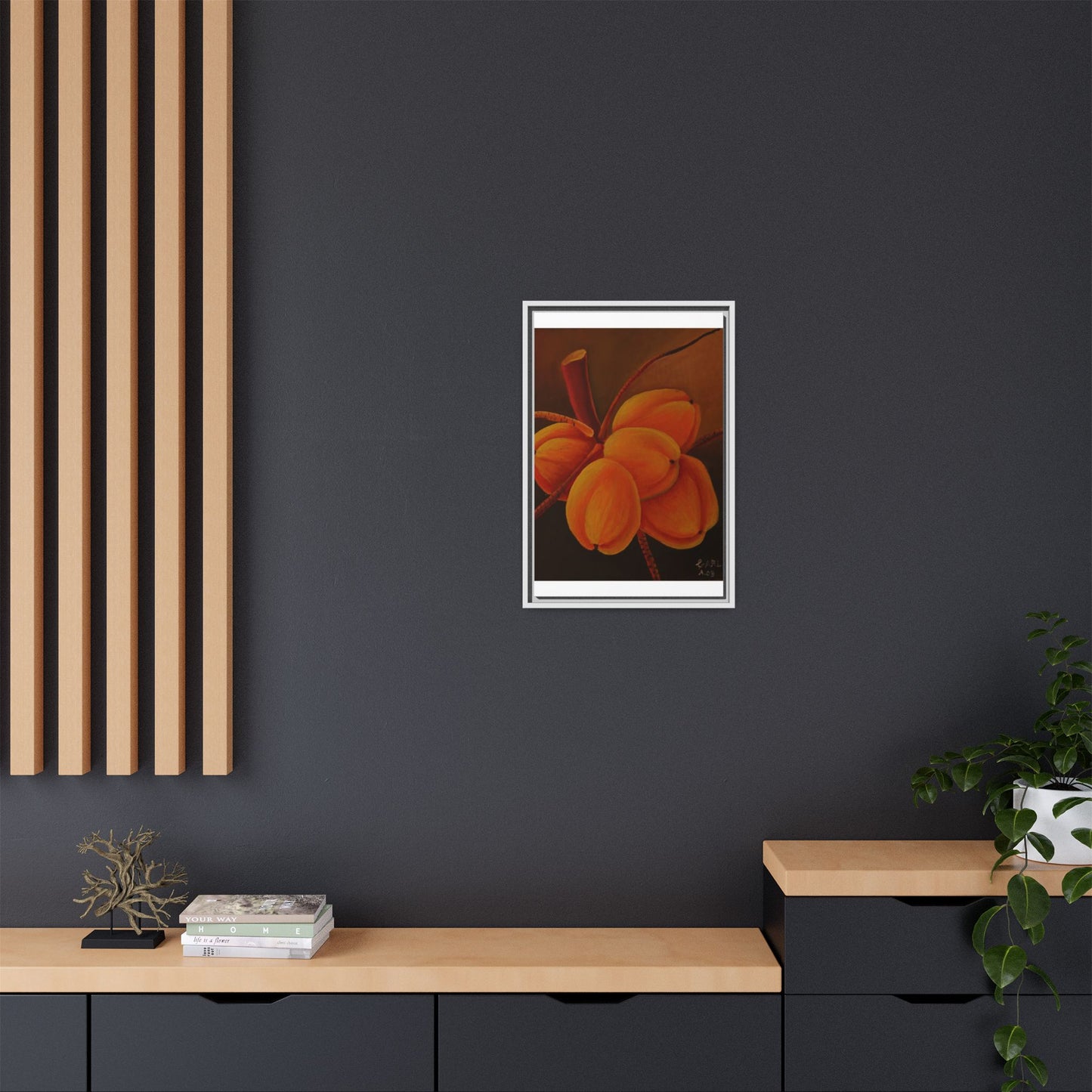 Matte Canvas, Framed (Multi-color)