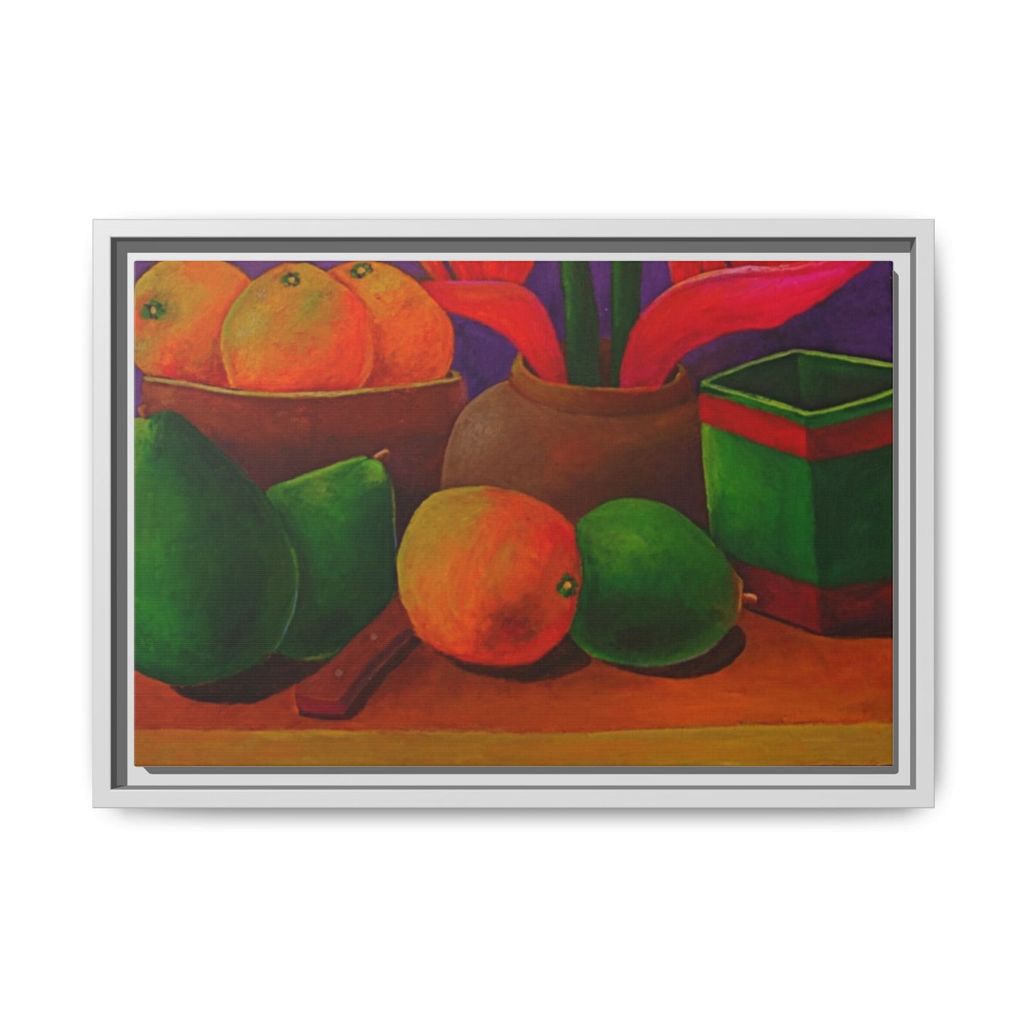Canvas Wall Art - Tropical Fruits Design
