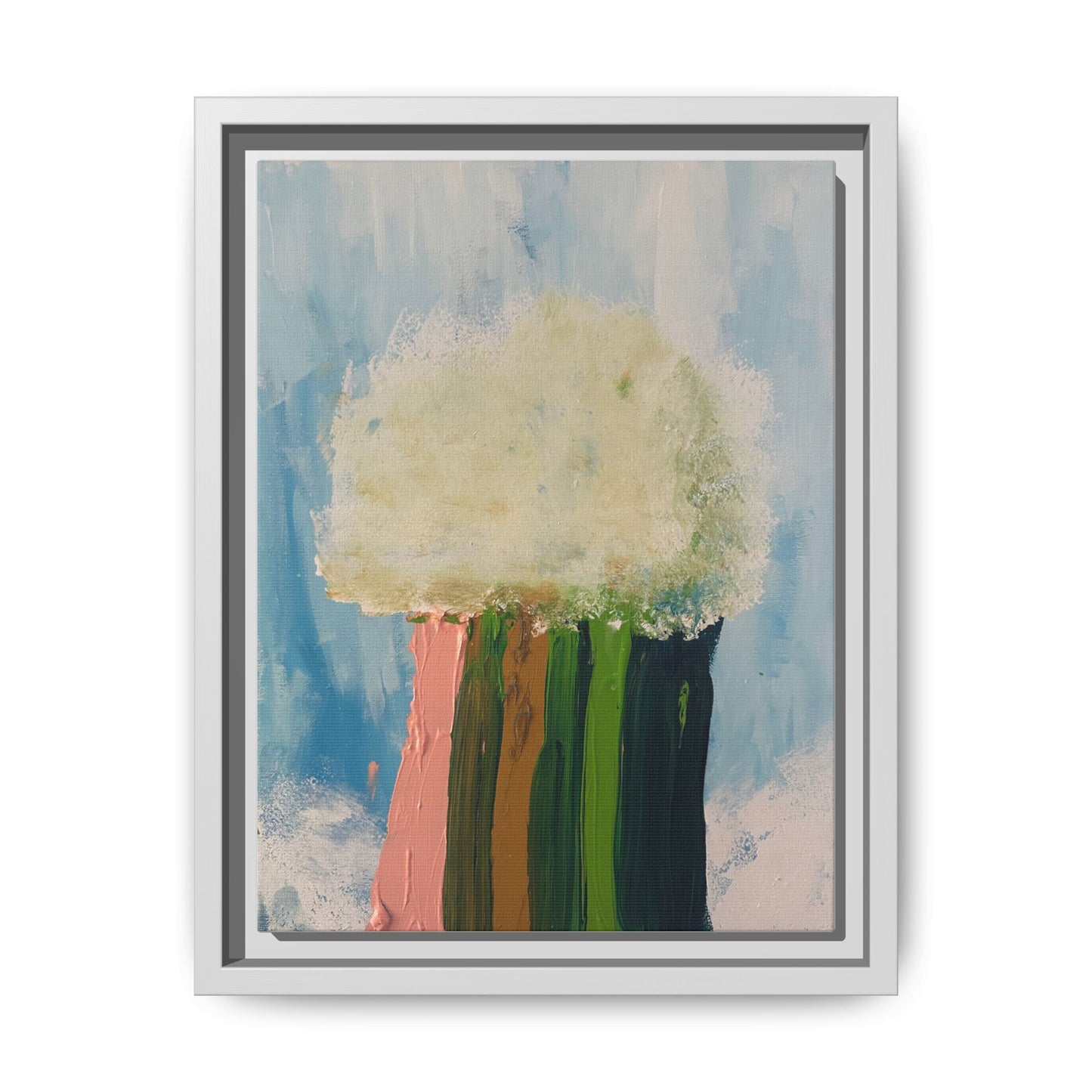 Canvas Wall Art - Cloud Dropping Rainbow