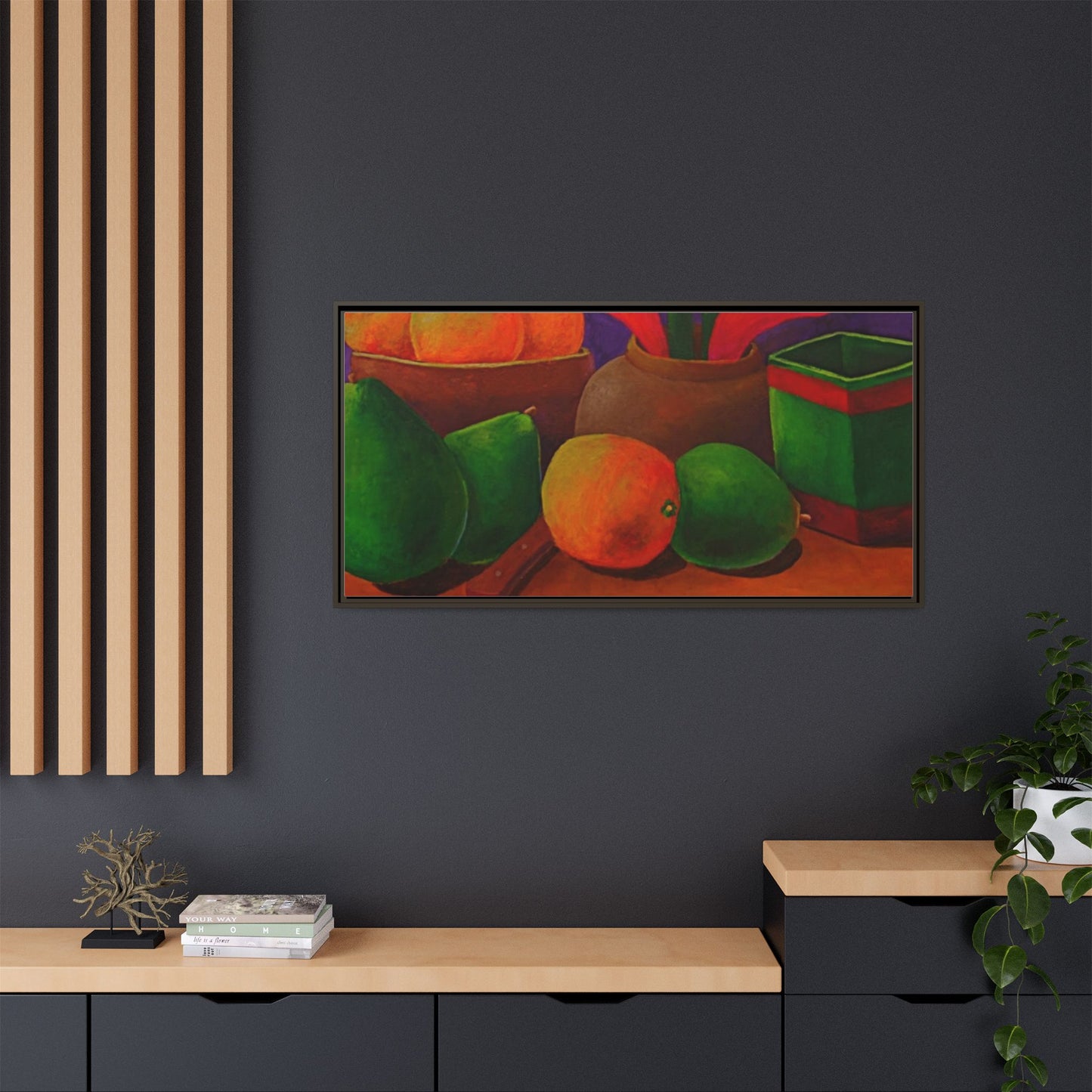 Canvas Wall Art - Tropical Fruits Design