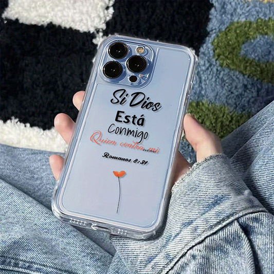 🙏 Luxury Soft TPU Shockproof Phone Case: "God's Love for You" Design for iPhone 7 Plus to 17 Pro Max
