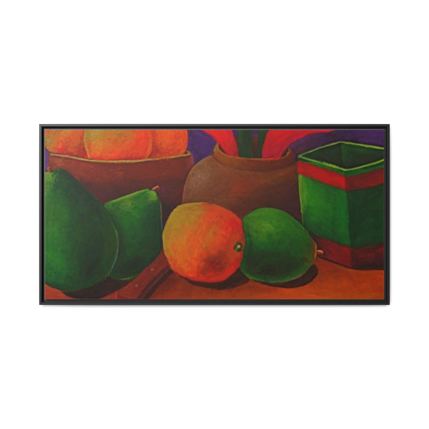 Tropical Fruits Canvas Wrap