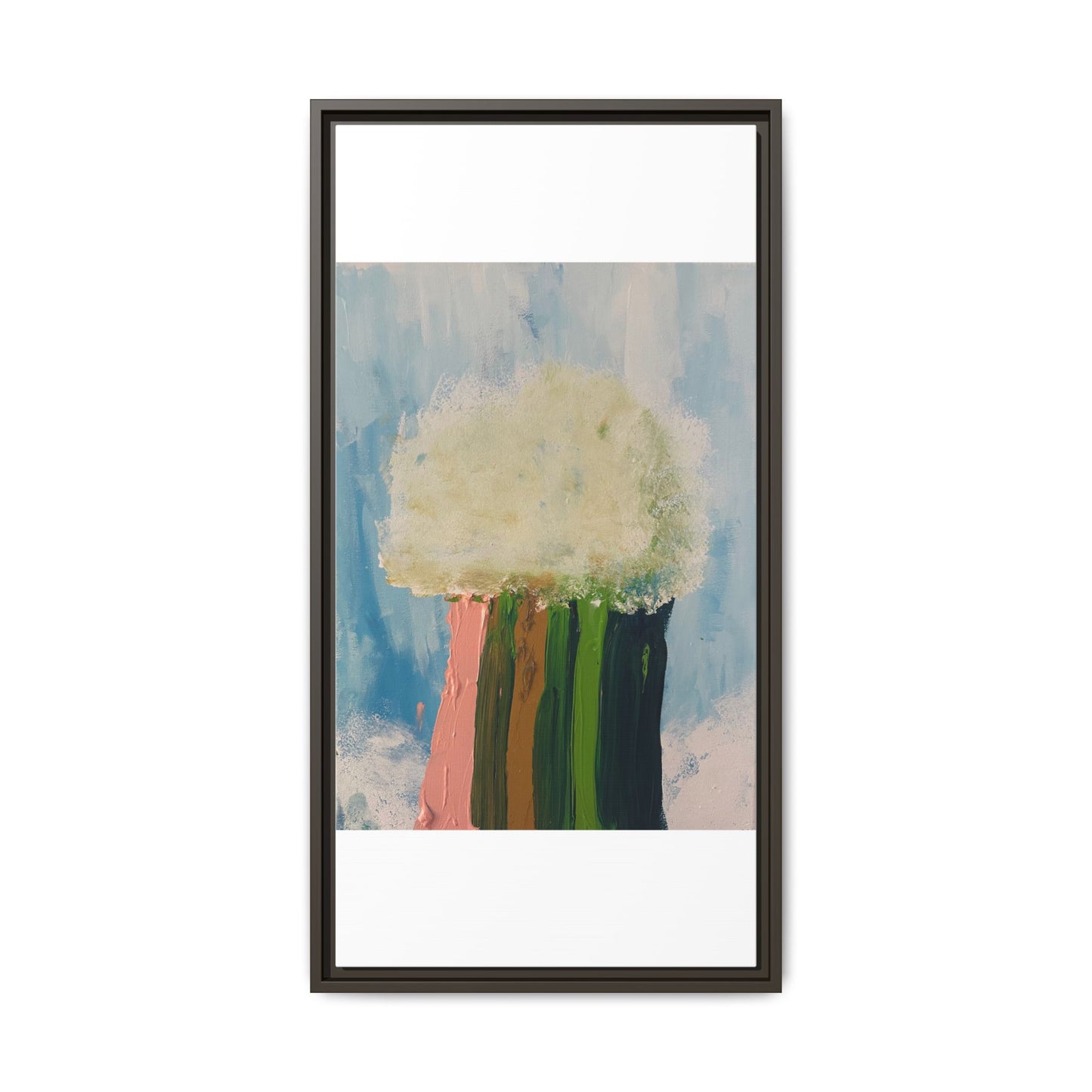 Canvas Wall Art - Cloud Dropping Rainbow