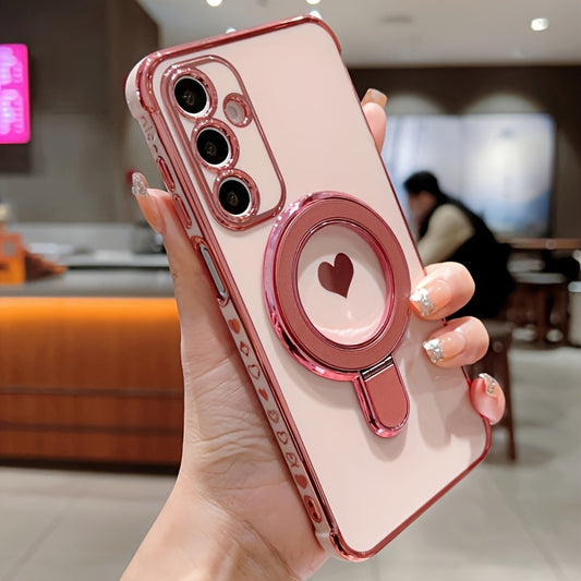 3pc Set: Candy Electroplated TPU Phone Case & 2 Tempered Glass Protectors