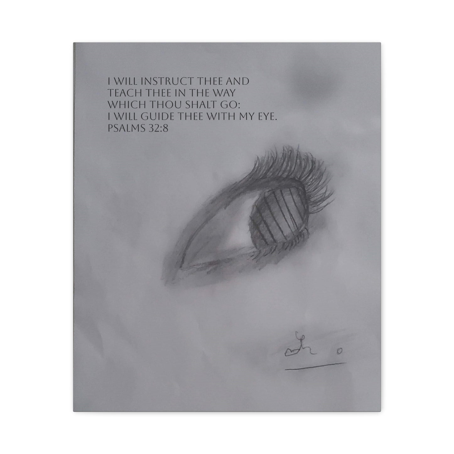 Canvas Wall Art - Jesus is Watching on Us