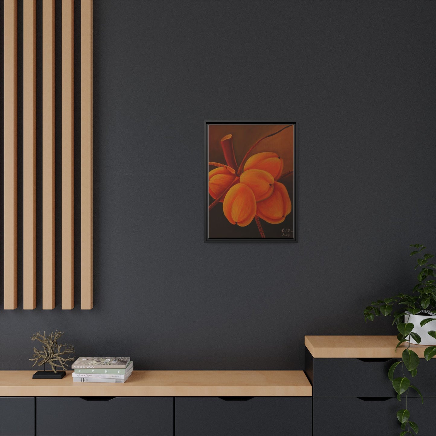 Matte Canvas, Framed (Multi-color)