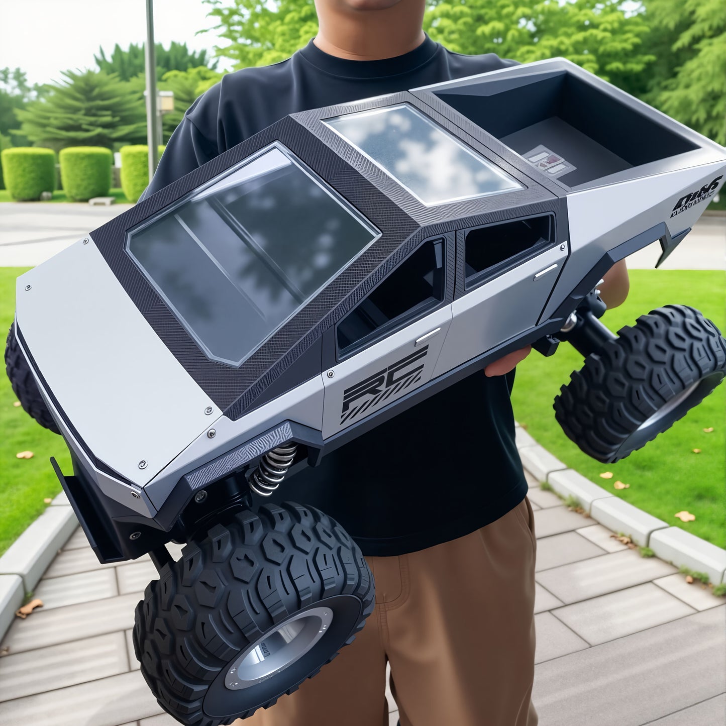 4WD Remote Control Cyberpunk Truck with Sound/Light