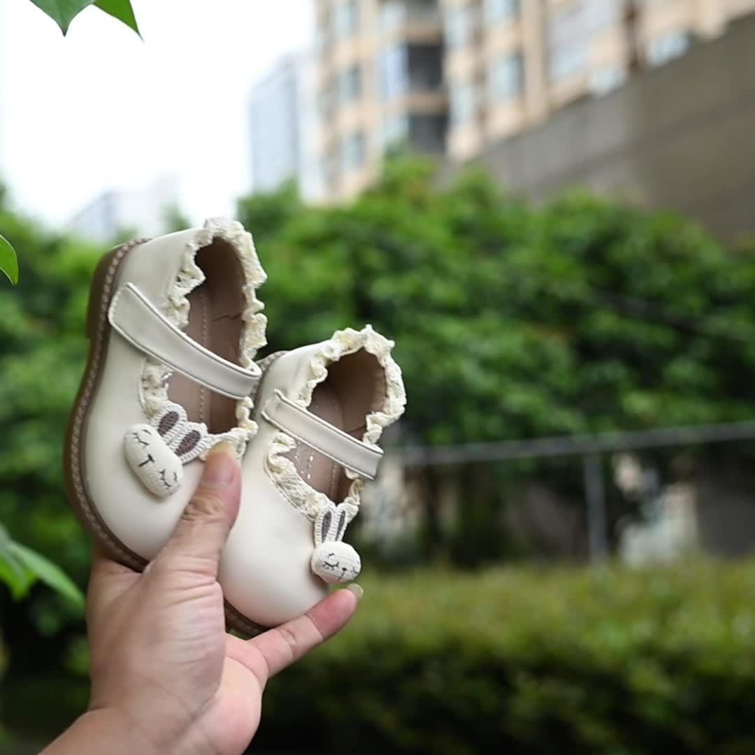 Toddler Girls' Cartoon Casual Shoes | Soft Sole, All-Season, Fastener, Microfiber Synthetic Upper