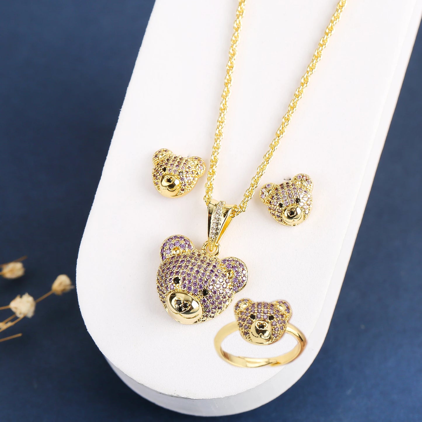 Cute Animal Jewelry Set for Girls/Women