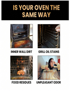 jakehoe Oven & Grill Cleaner - Oven And Grill Specific Degreaser, Deodorizer, Stain Remover