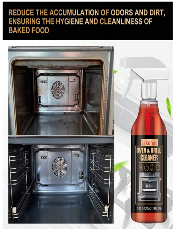 jakehoe Oven & Grill Cleaner - Oven And Grill Specific Degreaser, Deodorizer, Stain Remover