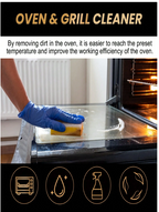 jakehoe Oven & Grill Cleaner - Oven And Grill Specific Degreaser, Deodorizer, Stain Remover