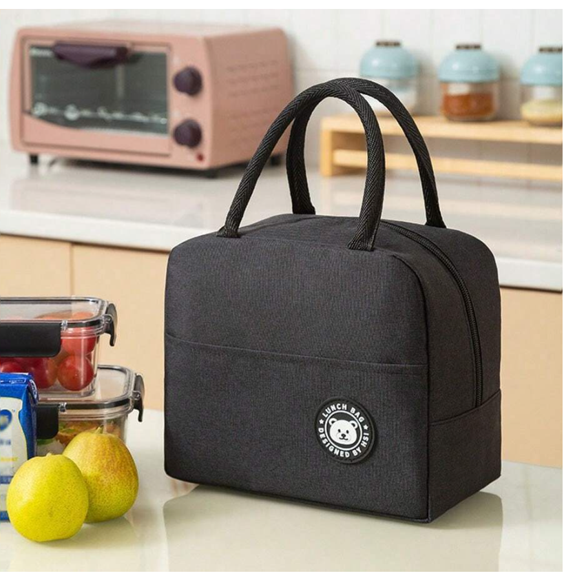 Portable Stackable Bento Lunch Box Set with Insulated Bag & Utensils - Ideal for Students and Office Workers