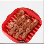 Relvorin Microwave Tray with Splatter Lid - Quick, Safe, and Mess-Free Cooking for Crispy Meals in Minutes