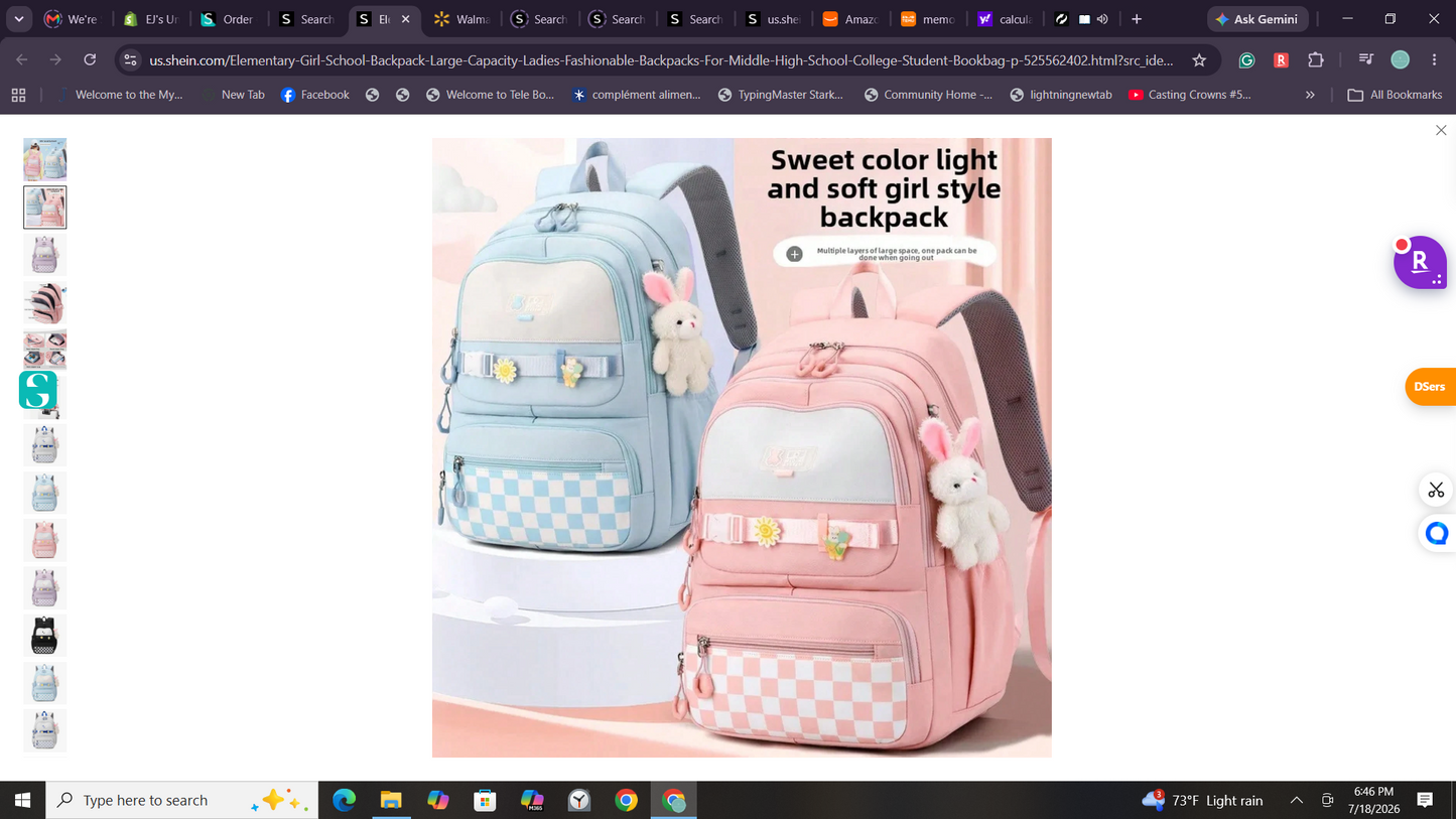 Stylish and Spacious School Backpack for Girls - Perfect for Students of All Ages