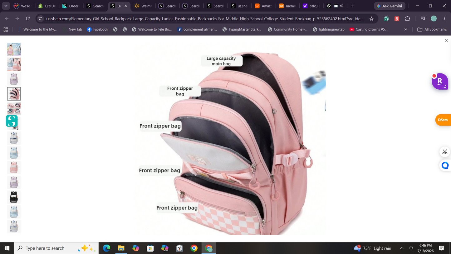 Stylish and Spacious School Backpack for Girls - Perfect for Students of All Ages