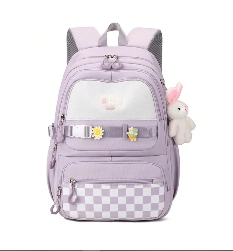 Stylish and Spacious School Backpack for Girls - Perfect for Students of All Ages