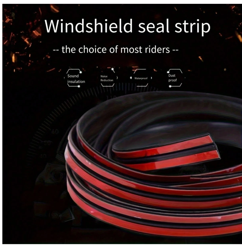 Universal Waterproof Car Roof Seal Strip - 200cm T-Shaped Windshield & Sunroof Leak Proof Solution