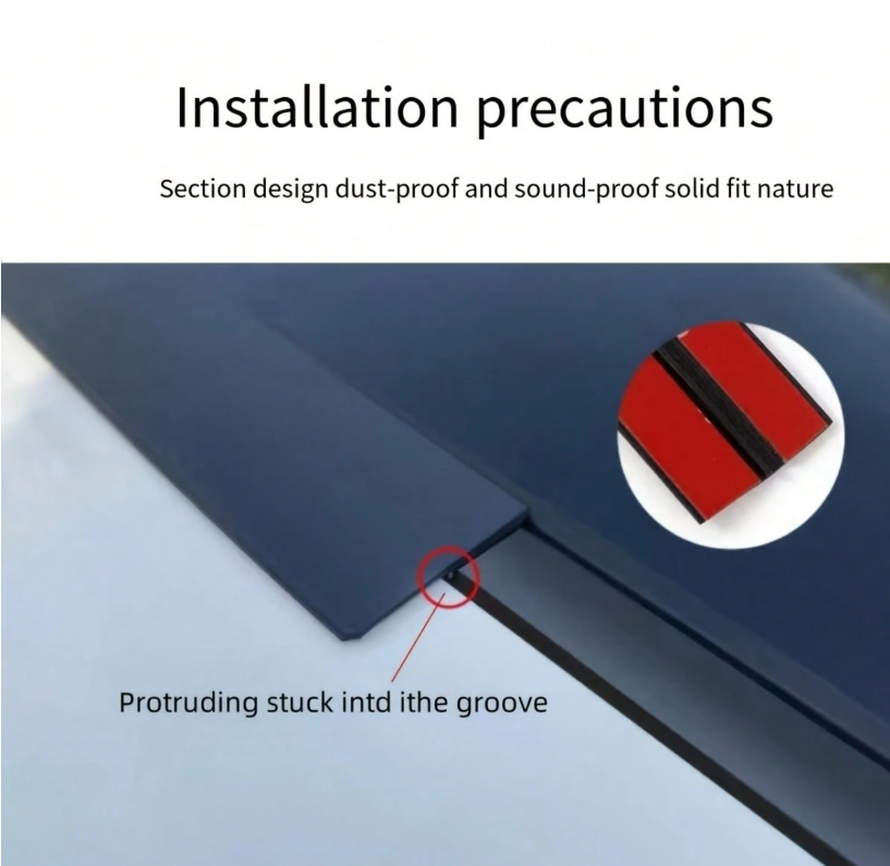 Universal Waterproof Car Roof Seal Strip - 200cm T-Shaped Windshield & Sunroof Leak Proof Solution