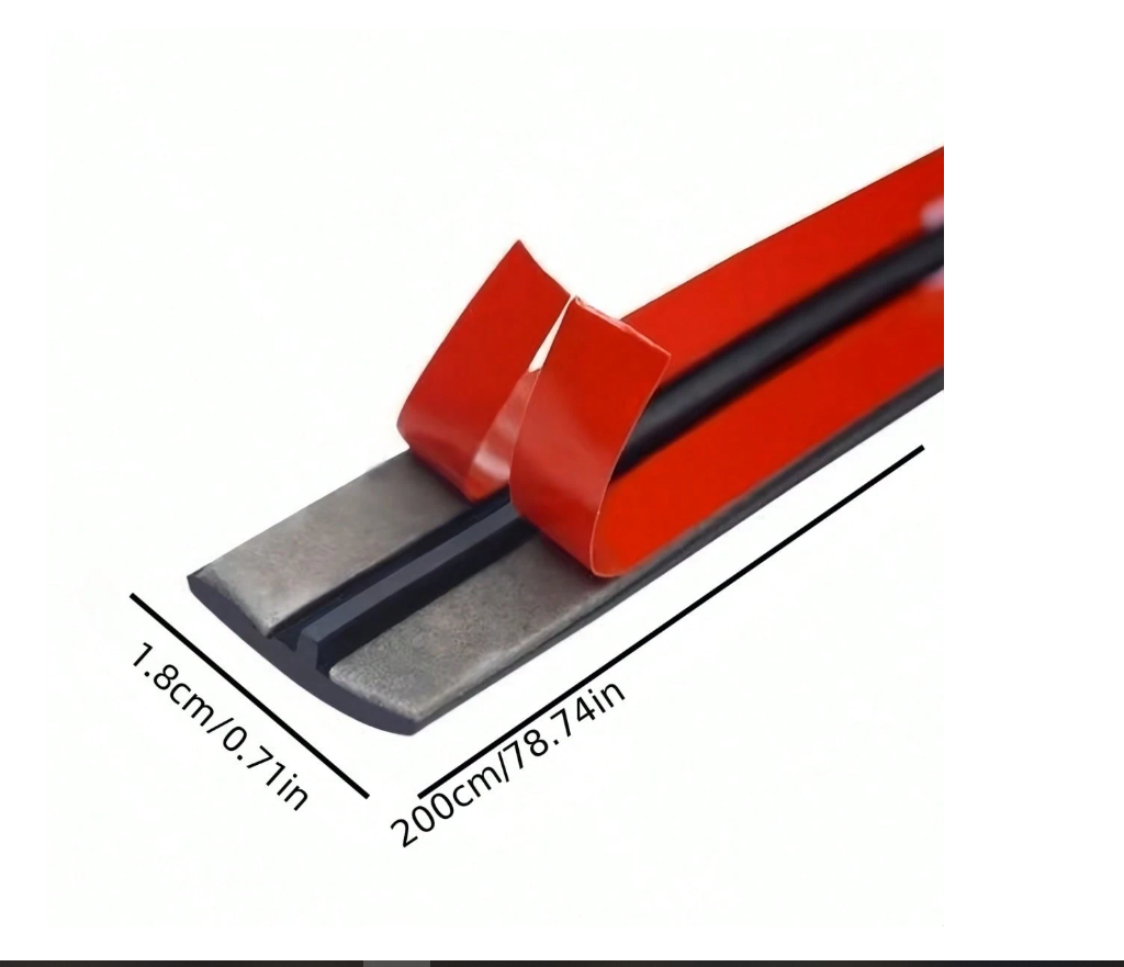 Universal Waterproof Car Roof Seal Strip - 200cm T-Shaped Windshield & Sunroof Leak Proof Solution