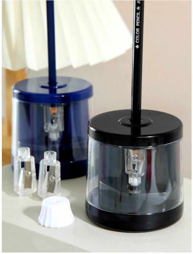Automatic Electric Pencil Sharpener for Kids - Portable, Razor-Sharp Blades for School & Office Use, Multi-Color Options